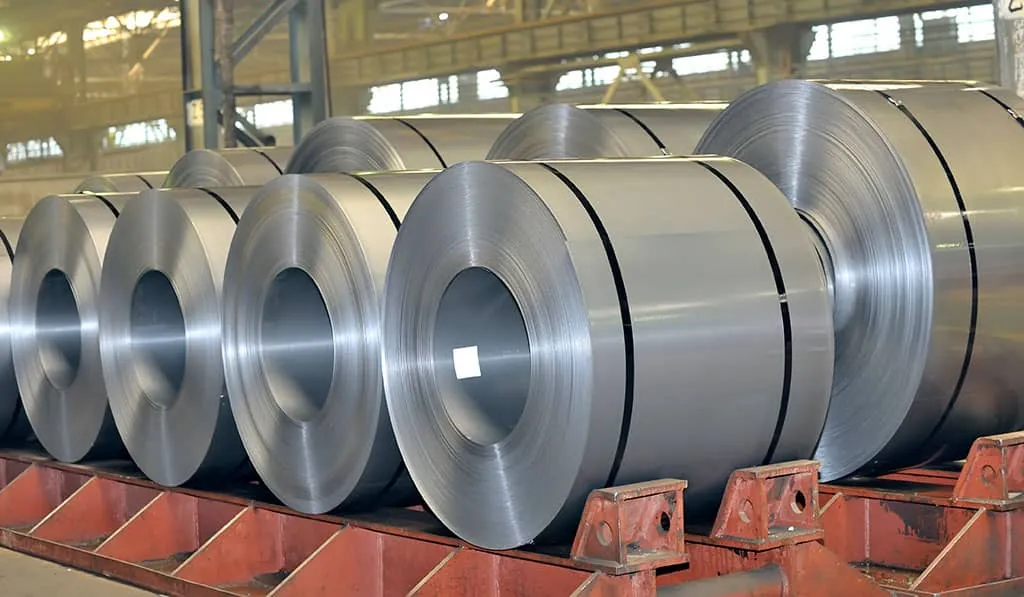 Rollos de aluminio terminados en la planta de Almexa